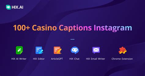 100+ Casino Captions Instagram + Free AI Caption Generator .